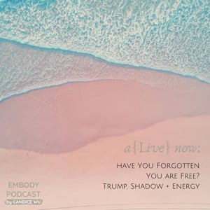 137: A{Live} Now: Have You Forgotten You Are Free? Trump, Shadow + Energy